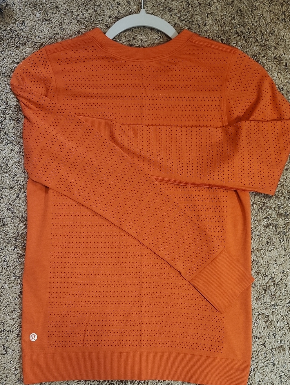 Lululemon Orange Breezy Top 6 - Picture 2 of 7